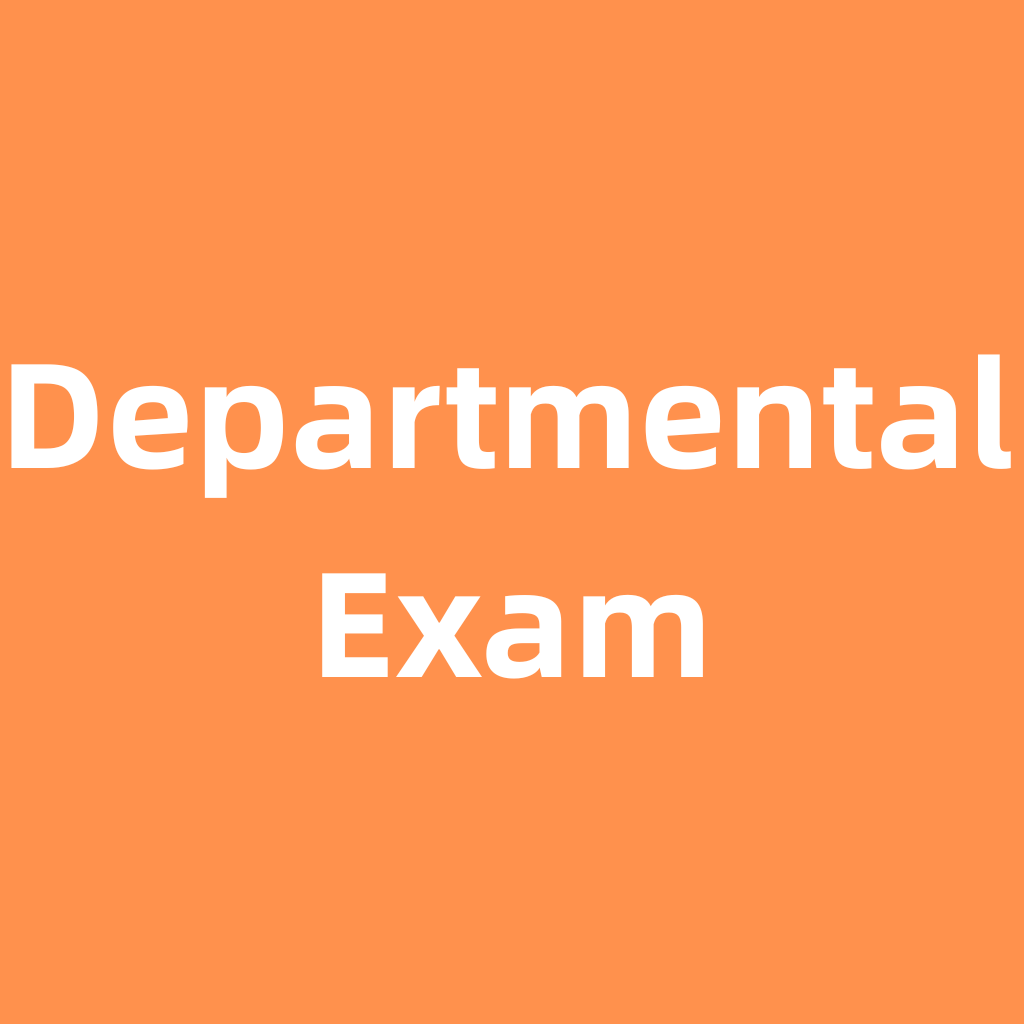 Departmental Exam